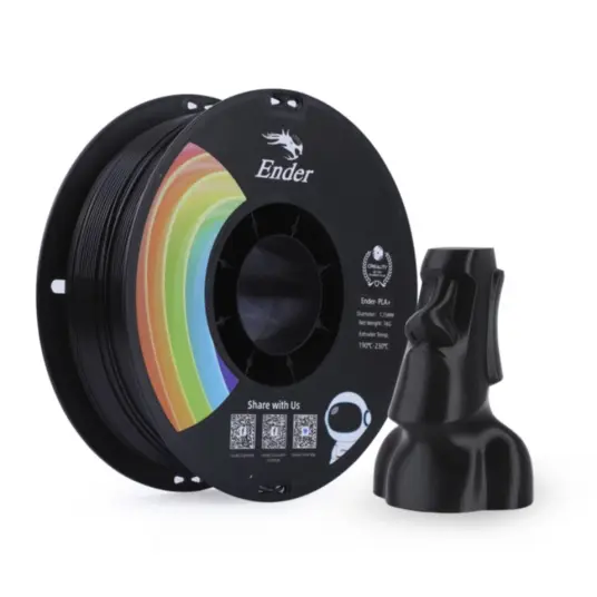 Creality Ender PLA+   1.75mm   1kg Svart