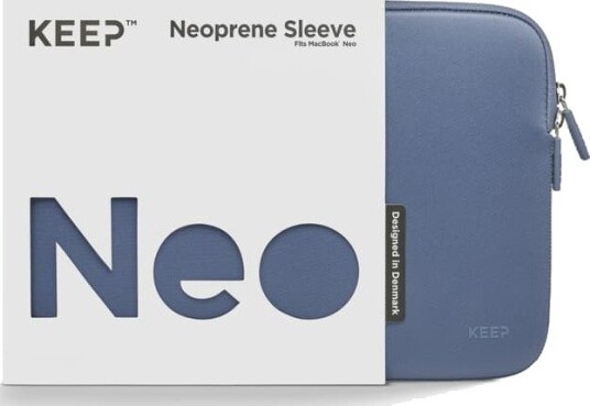 KEEP Neoprenetui til MacBook Neo Indigo