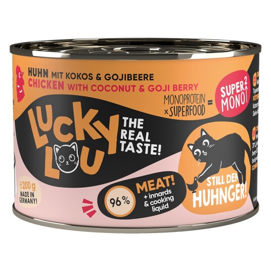 Lucky Lou Supermono² 6 X 200 G Kylling Lucky Lou Supermono² 6 X 200 G Kylling