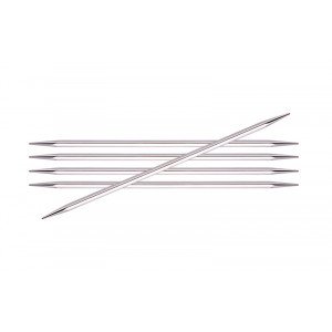 KnitPro Nova Cubics Strømpepinde Messing 20cm 4,50mm / 7.9in US7