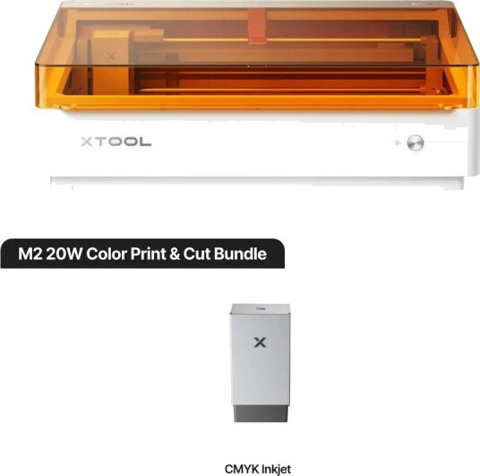 xTool M2 20W Print & Cut Bundle med SafetyPro AP2