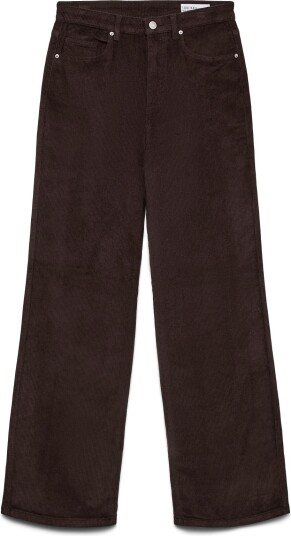 Vero Moda Vmtessa Hr Wide Corduroy Pants Ga Noos   Brown   26 x 30