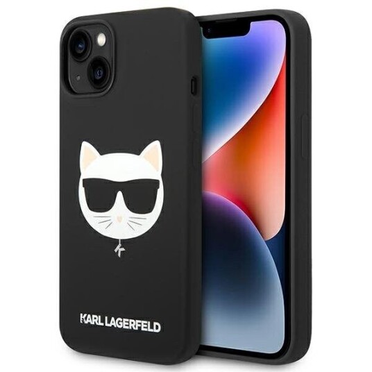 Karl Lagerfeld Mobildeksel iPhone 14 Plus Choupette 6,7" MagSafe Svart