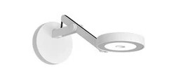 Rotaliana String W0 Vegglampe w/Hull DTW Matt Hvit/Svart