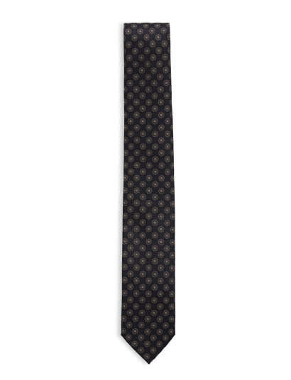 Lindbergh Black Tie With Pattern 7 Cm - Navy - ONE SIZE Lindbergh Black Tie With Pattern 7 Cm - Navy - ONE SIZE