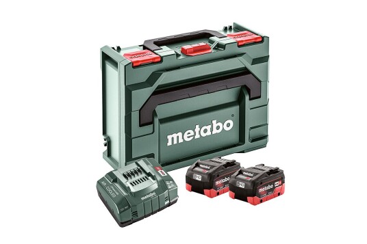 Metabo Basis-Sett 2 x LiHD 8.0 Ah, m/metaBOX 145 L Metabo Basis-Sett 2 x LiHD 8.0 Ah, m/metaBOX 145 L