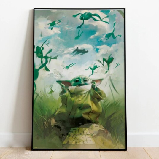 Star Wars Plakat Grogu Training - 91,5 x 61 cm