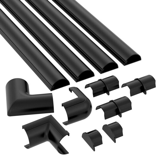 D-LINE Trunking Kit 30x15 3x 1,0m Sort