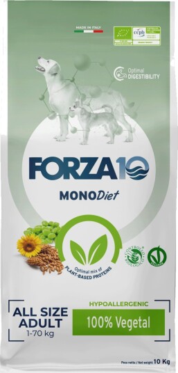 Forza10 Bio Dog Tørrfôr Forza10 Mono Diet Vegetal Bio All Breeds Sparepakke 2 X 10 kg