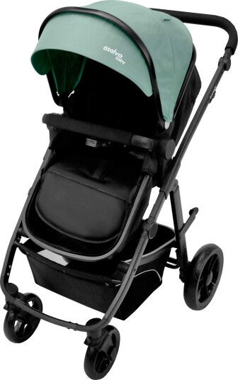 Asalvo Convertible Two+ Kombivogn - 22 kg - Grønn