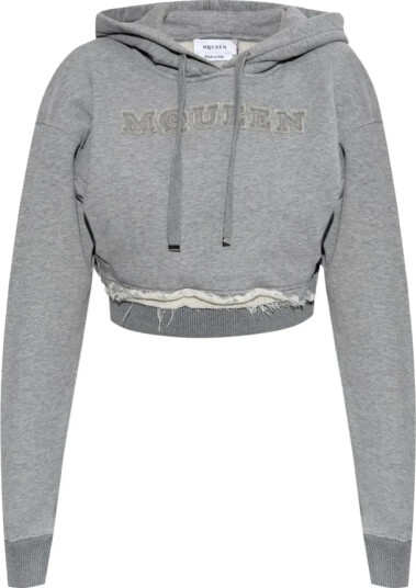 Alexander McQueen Dame Gensere & Hettegensere Grå M,