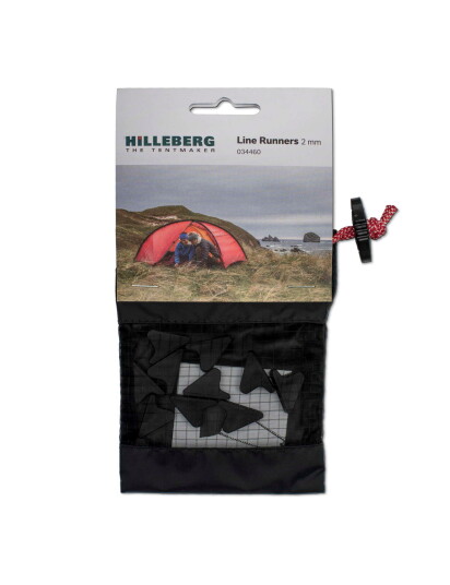 Hilleberg Line Runners For 2mm Guy Line Black 10stk Hilleberg Line Runners For 2mm Guy Line Black 10stk