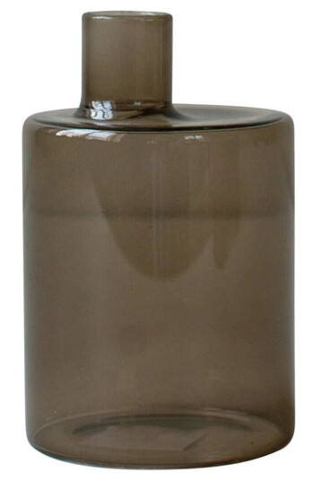 DBKD Pipe glassvase brown Small DBKD Pipe glassvase brown Small