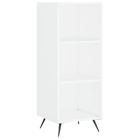 vidaXL Highboard hvit 34,5x34x180 cm konstruert tre 8720845483753