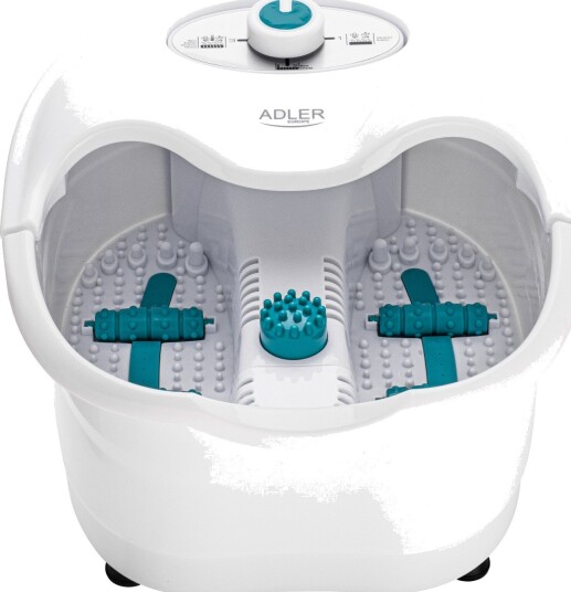 Adler AD 2167 Fotspa Massasjeapparat - Boblebad, Vibrasjon, Tørr, 80W - Hvit