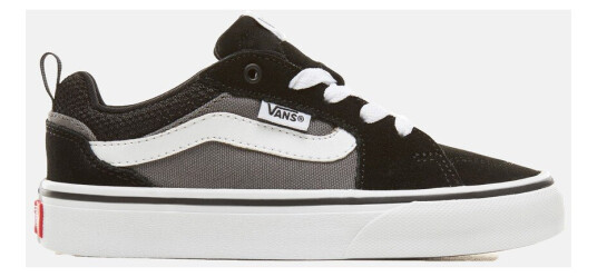 Vans Yt Filmore (Suede/Canvas) Black/Pewt 34 (Us 3) Sko