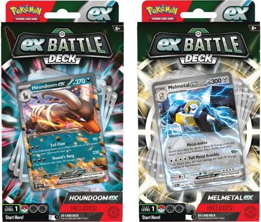Pokemon TCG: Battle Deck Houndoom EX Card deck med 60 byttekort