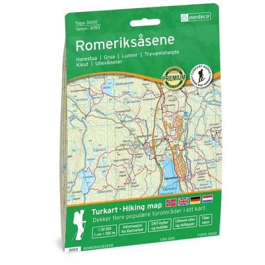 Romeriksåsene 1:50 000 Romeriksåsene 1:50 000