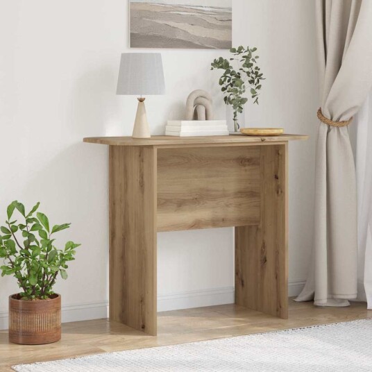 vidaXL Konsollbord Artisan Eik 93 x 40 x 75 cm Konstruert tre