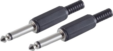 Shiverpeaks Bs50500-2 6.3 Mm Sort Hankjønn Rett 2 Stykker