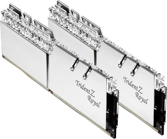 G.Skill Trident Z Royal 32GB DDR4-3200 RAM med RGB Sølv KL16