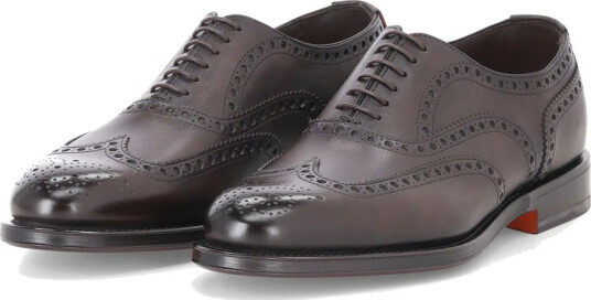 Santoni Herre Sko Brun 45 EU,