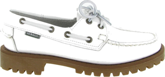 Sebago Dame Sko Hvit 38 EU,