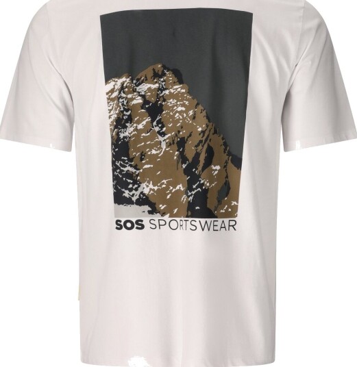 SOS Rype T skjorte Herre Hvit 2XL