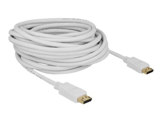 Delock 10 m DisplayPort-kabel 1.2 med 4K-støtte - Svart Delock 10 m DisplayPort-kabel 1.2 med 4K-støtte - Svart