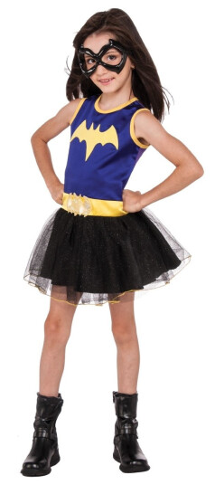 Batgirl Udklædningskostume 3-6 År
