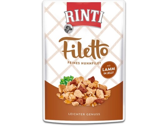Rinti Filetto Voksen Alle Hunderaser Kylling Lam 100 G Rinti Filetto Voksen Alle Hunderaser Kylling Lam 100 G