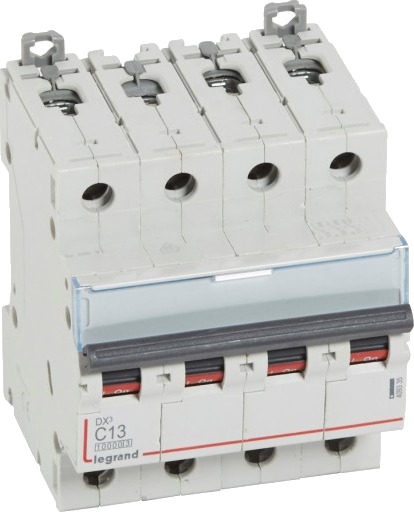 Legrand DX3 MCB automatsikring C13 4P 4M 10/16kA