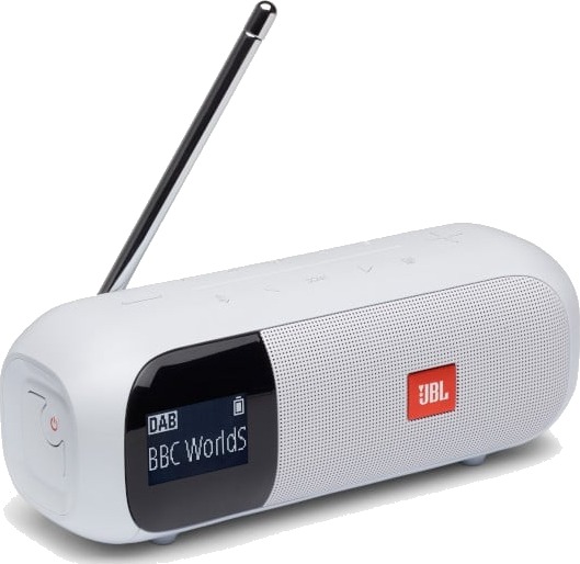 JBL Tuner 2 Bærbar DAB+/FM Radio med Bluetooth Hvit JBL Tuner 2 Bærbar DAB+/FM Radio med Bluetooth Hvit