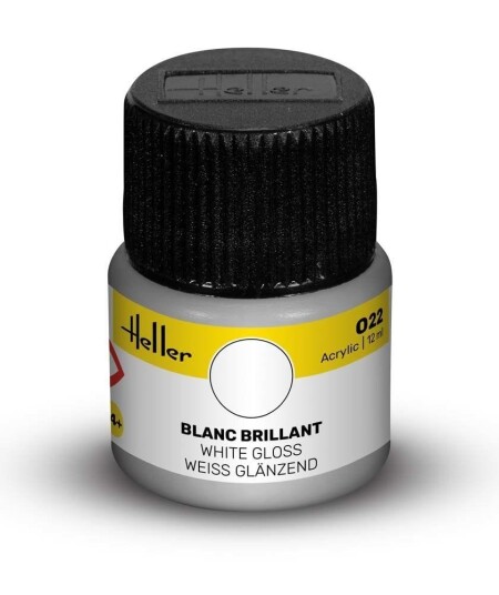Heller Akryl No 22 White - Gloss 12ml