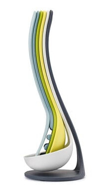 Nest kjøkkenredskap sett opal-farger - 33 cm