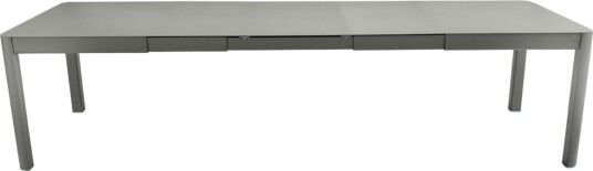 Fermob Ribambelle Table With 3 Extensions Rosemary Utendørs Spisebord Grønn Metall