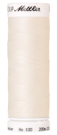 Mettler, Seralon 200m Farge nr 1000 Eggshell