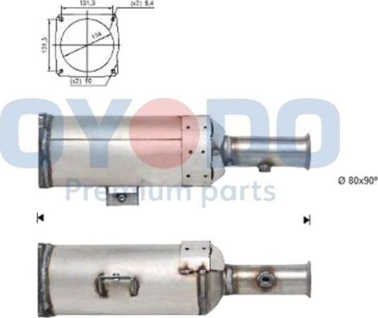 Partikkelfilter Oyodo 20N0103 OYO