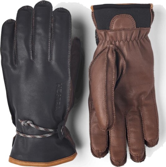 Hestra Wakayama 5-Finger Navy/Brown 6, Navy/Brown