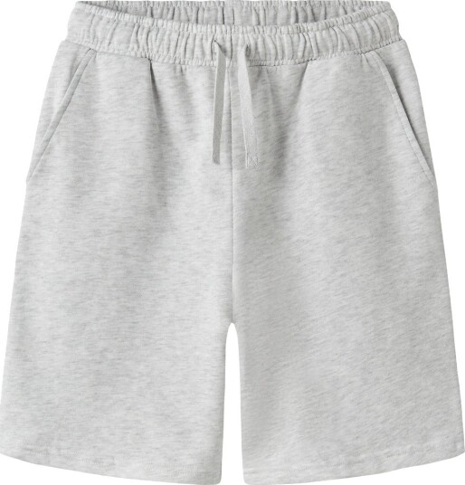 LMTD Nlnnizu Long Shorts Barn Loose-Fit Grå 134