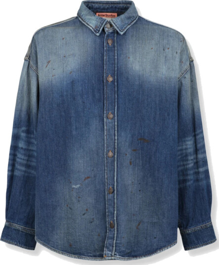 Acne Studios Herre Skjorter Blå S/M,