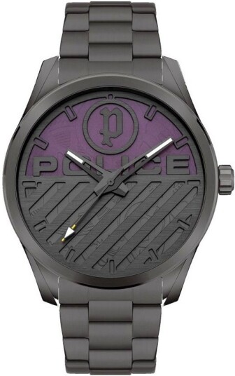 Police Herreklokke PEWJG2121405 Sort/Stål Ø42 mm Police Herreklokke PEWJG2121405 Sort/Stål Ø42 mm