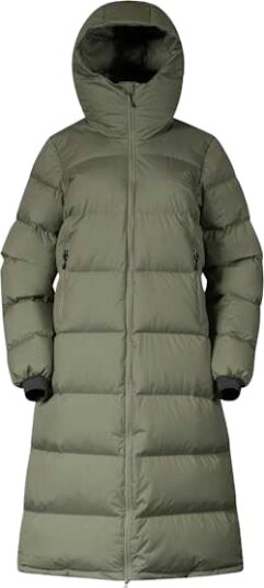 Bergans Of Norway Bergans Urban Down Long Coat Dame Green Mud S