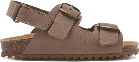 Mango Buckles Leather Sandal Brown 27 Mango Buckles Leather Sandal Brown 27