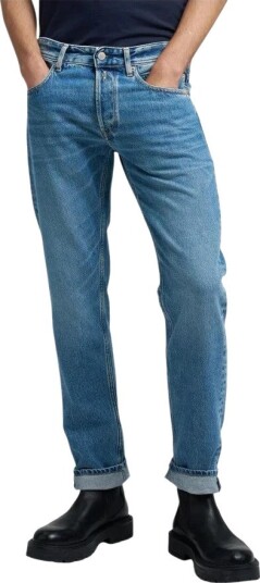 Replay Grover Trousers Straight 99 Denim - Blue - 30 x 32 Replay Grover Trousers Straight 99 Denim - Blue - 30 x 32