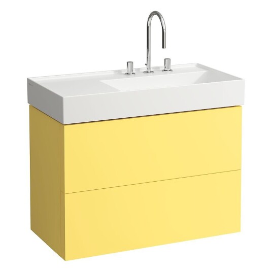 Laufen Kartell Servantskap med 2 skuffer 880x600 mm Mustang Gul