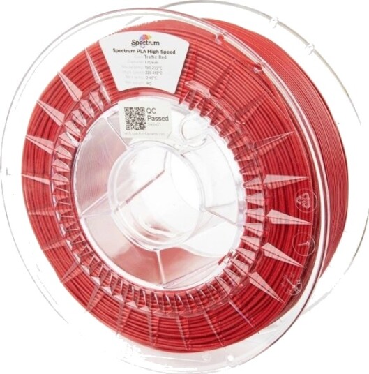 Spectrum PLA High Speed Filament 1.75 mm 1000 g Traffic Red 81054