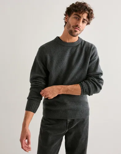 Jack & Jones Jjesoho Ollie Knit Crew Neck Sn Strikkegensere Grå