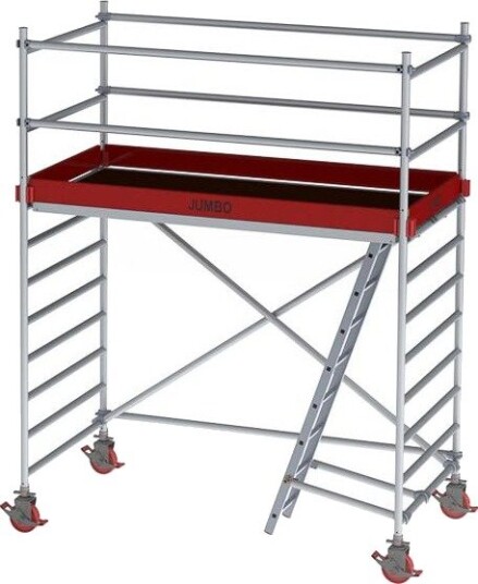 Laggo Jumbo Pro Rullestillas smal 220 cm, Stiger & stillaser
