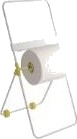 Gulvstativ Pristine Hvid Max Bredde 35 Cm Til Industriruller,Stk Gulvstativ Pristine Hvid Max Bredde 35 Cm Til Industriruller,Stk
